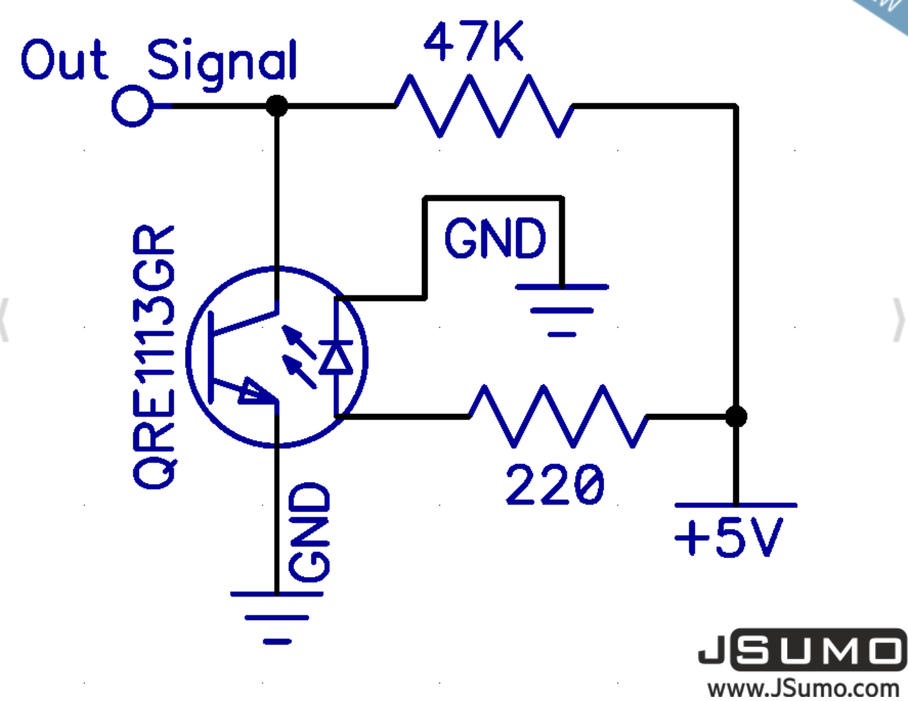 JSUMO ML1 Micro Line Sensor