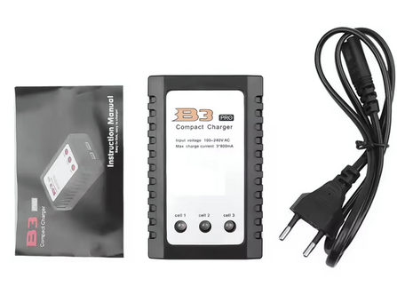 B3 Pro Compact Balance Lipo Charger (2s/3s)